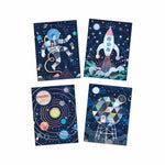 Load image into Gallery viewer, Djeco Cosmic Mission Metallic Scratch Card Activity Set
